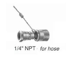 2611-7102-03-00 Hawa  Quick Release Coupling &#188; &quot; NPT with metal dust cap, for hose